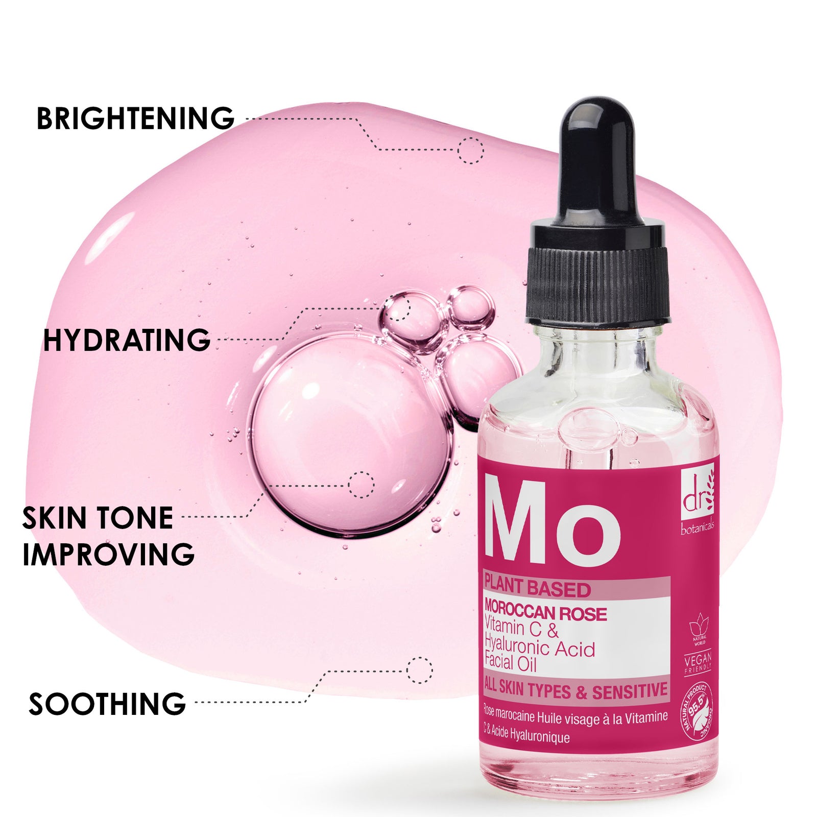 Power Rose Booster 美容液 yukiko Dr Botanicals Moroccan Rose Superfood Facial Oil 15ml