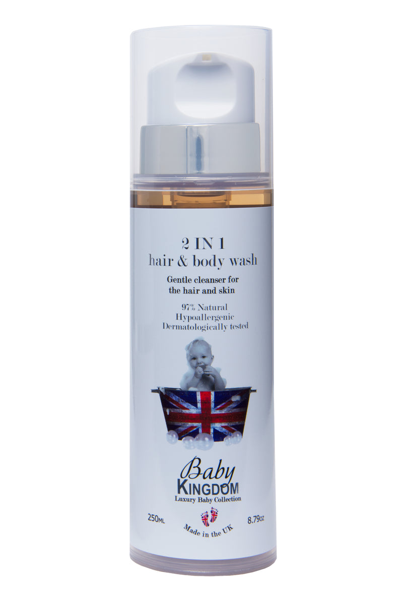 Baby Kingdom 2-in-1 Hair & Bodywash, 250ml - MyBeautyBar.co.uk