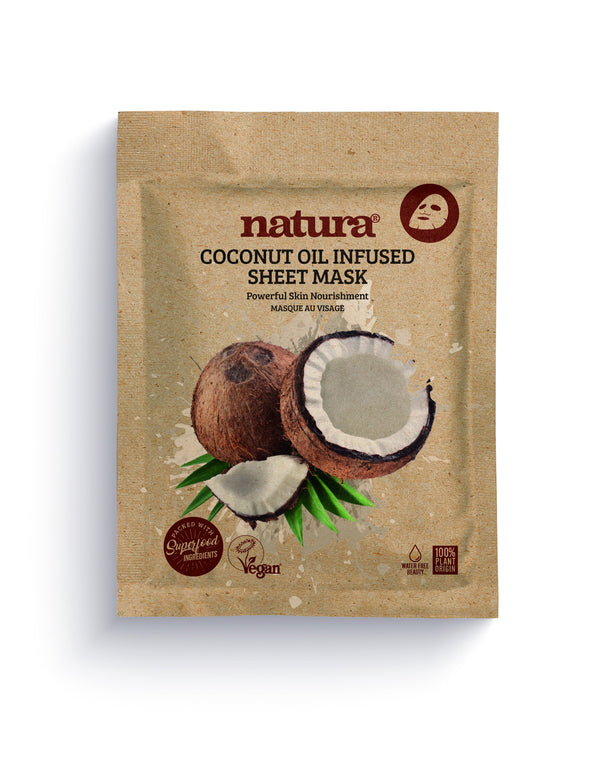 Natura Coconut Oil Infused Sheet Mask - MyBeautyBar.co.uk