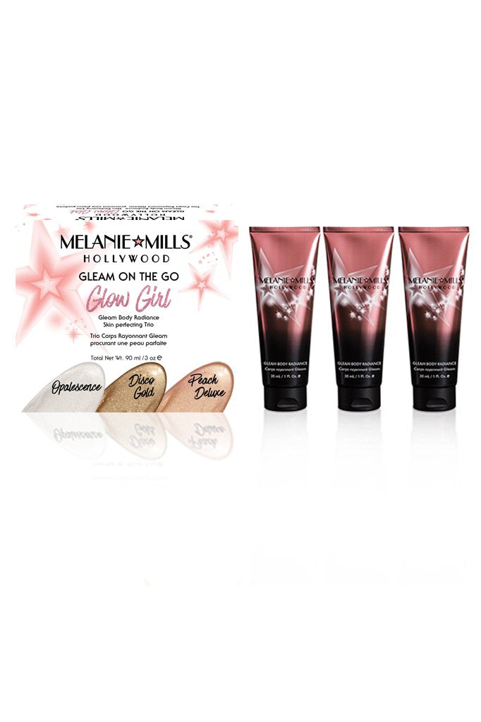 Melanie Mills Gleam on the Go 'Glow Girl' Radiance Kit - MyBeautyBar.co.uk