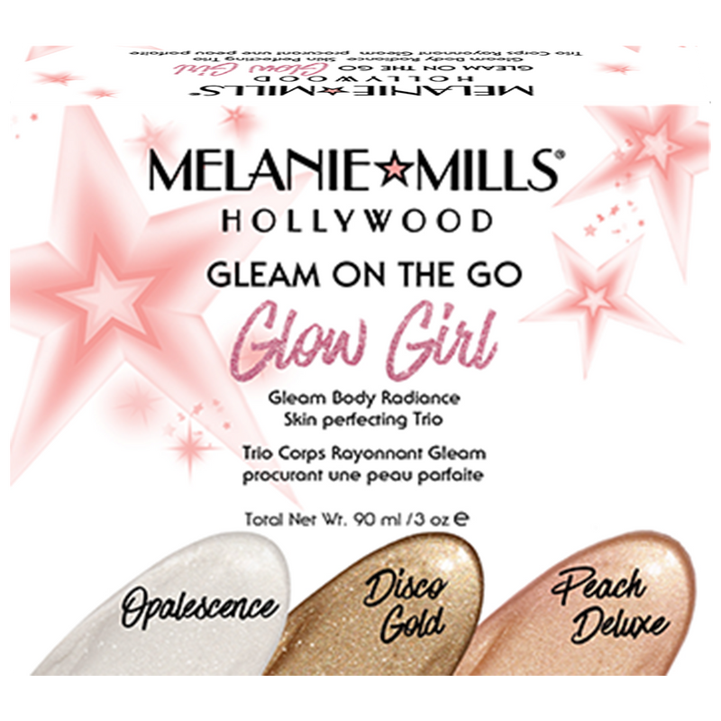 Melanie Mills Gleam on the Go 'Glow Girl' Radiance Kit - MyBeautyBar.co.uk