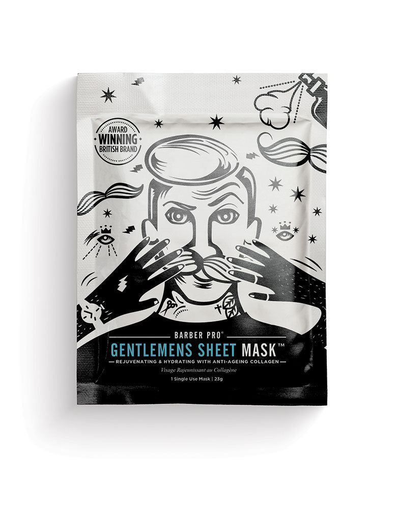 Barber Pro Gentleman's Sheet Mask, 23g - MyBeautyBar.co.uk
