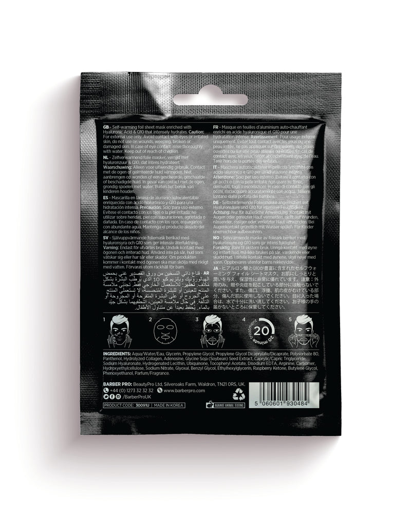 Barber Pro Skin Renewing Foil Mask, 30g - MyBeautyBar.co.uk