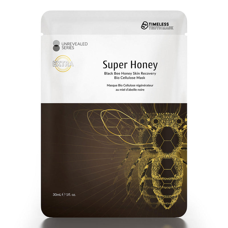 Timeless Truth Super Honey Black Bee Honey Skin Recovery Bio Cellulose Mask