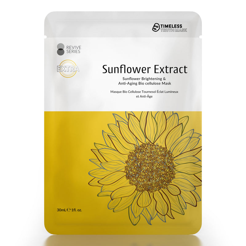 Timeless Truth Sunflower Brightening & Anti-Ageing Bio-Cellulose Mask - MyBeautyBar.co.uk