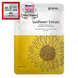 Timeless Truth Sunflower Brightening & Anti-Ageing Bio-Cellulose Mask - MyBeautyBar.co.uk